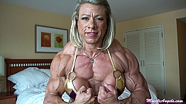 Julie Bourassa ~ Massive Pecs and Arms