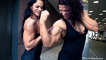 Oana and Julieta ~ Romanian Muscle Beauties